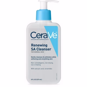 CeraVe Renewing SA Cleanser for Rough & Bumpy Skin, 8 fl oz