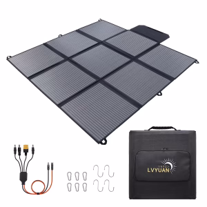 LVYUAN 400 Watt Foldable Solar Panel Kit, Portable Solar Charger Waterproof IP67 Solar Generator